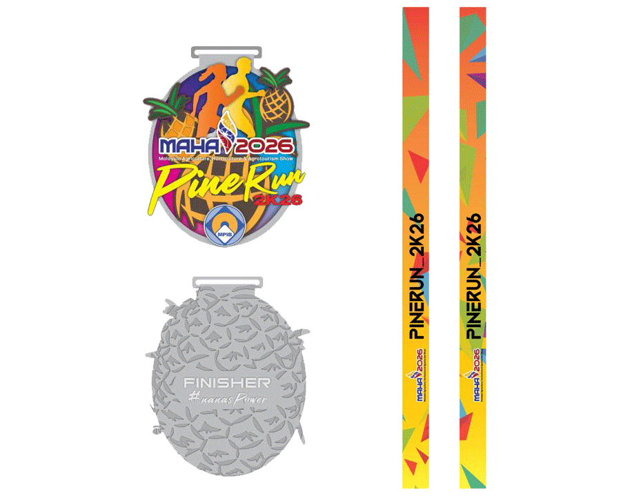 Pine Run 2K26 Finisher Medal and Lanyard